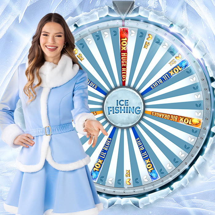 Lobby di casinò online con gioco Ice Fishing Live